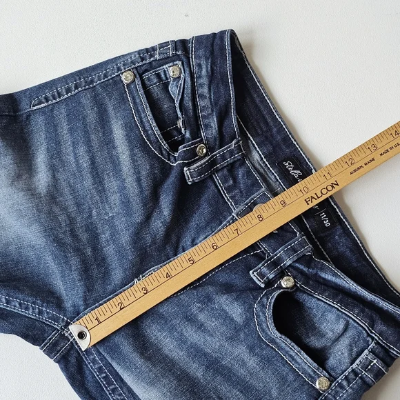 Stella in Dreams Bootcut Jeans 11/30 Mid Rise Embellished Western Y2K Bling - Picture 15 of 16